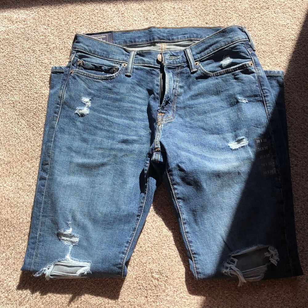 Men’s Abercrombie Athletic Skinny Stretch Jeans